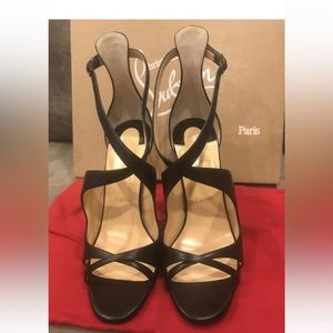 Christian louboutin shoes black high heels size EU 41